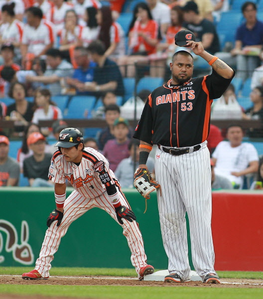 열기를 식히고 있는 히메네스